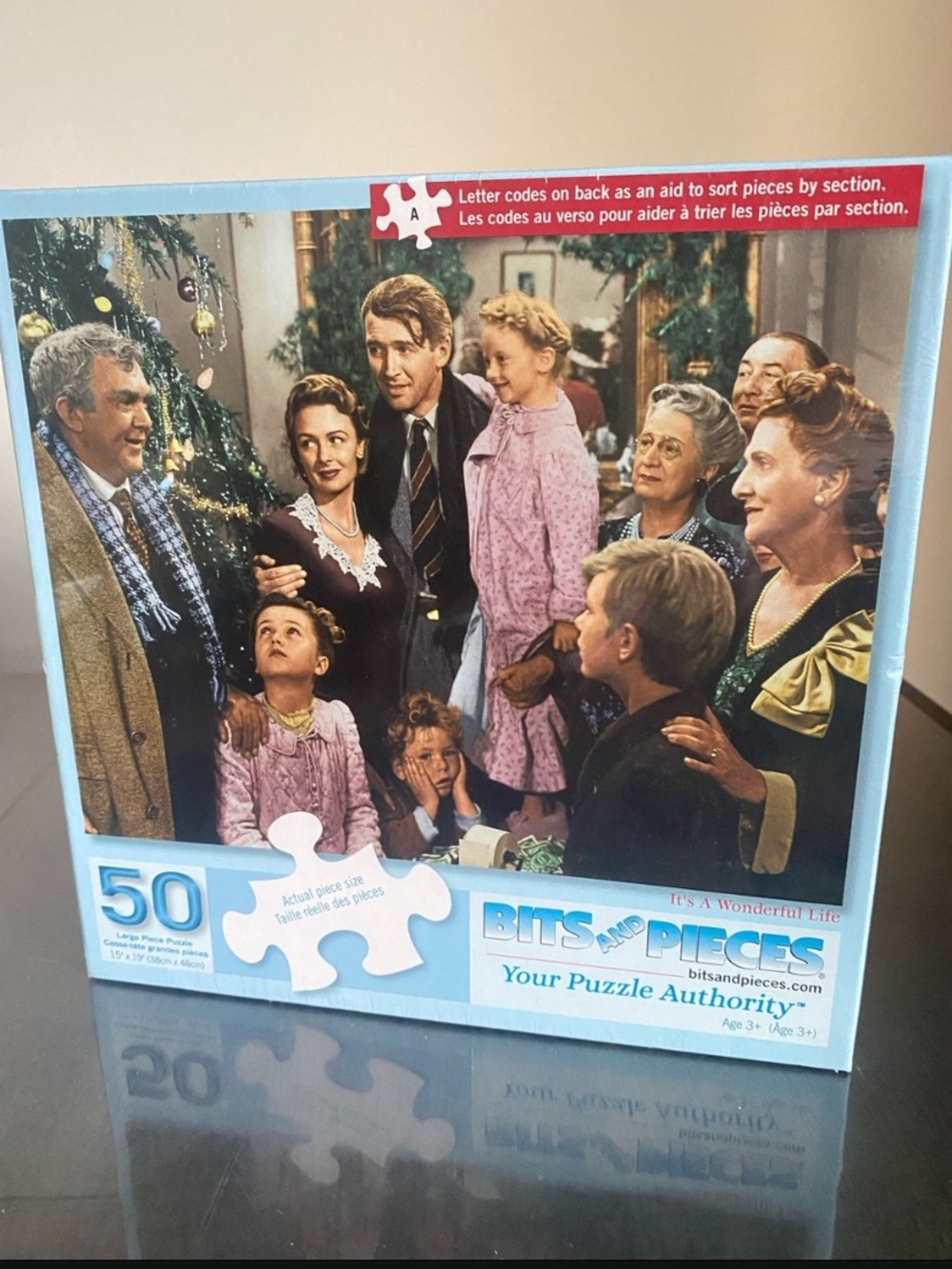 Brand New🌈 It’s a Wonderful Life Bits and Pieces Puzzle Christmas Jigsaw DIY